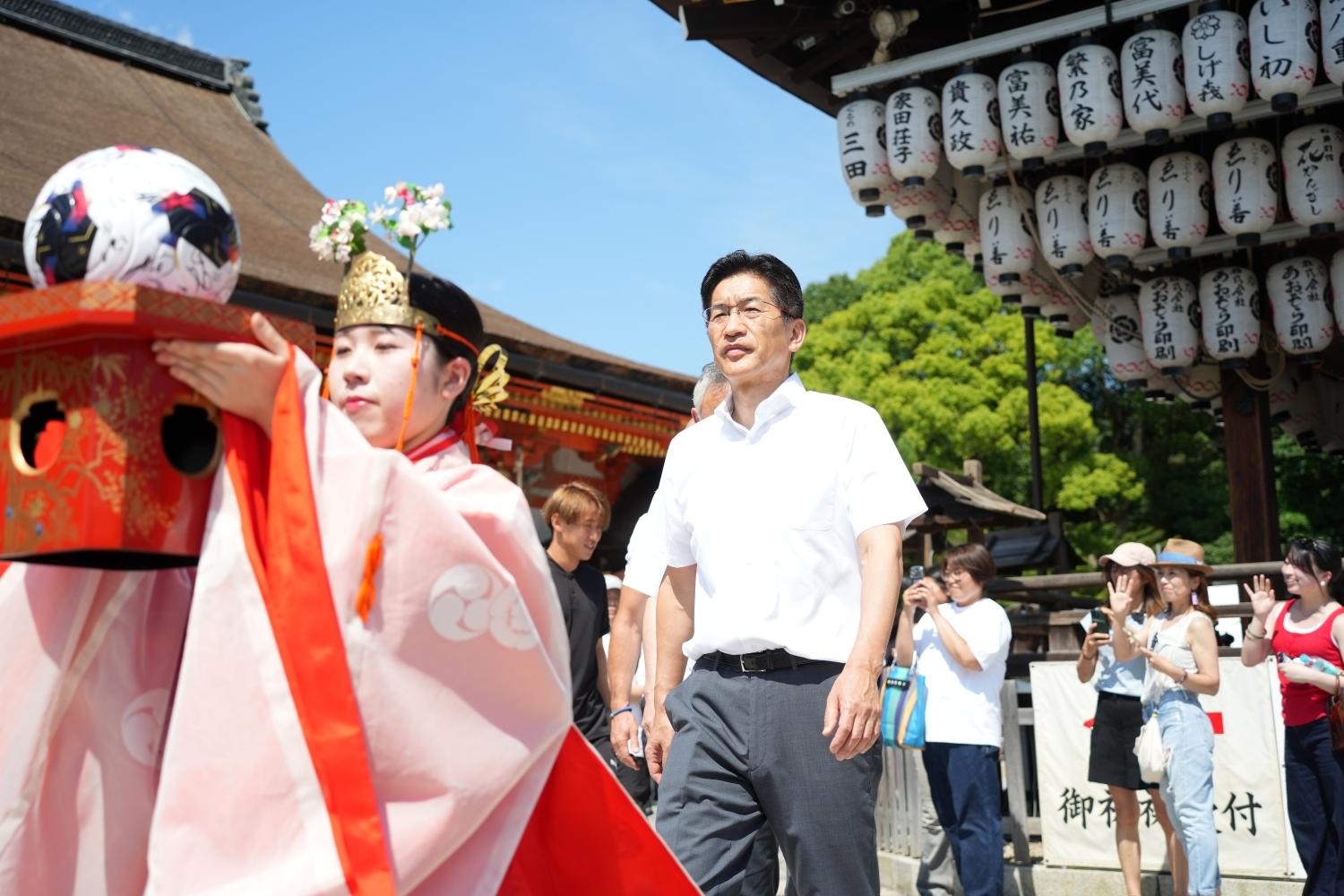 2026／27必勝祈願＠八坂神社 | 京都サンガF.C.｜オフィシャルサイト